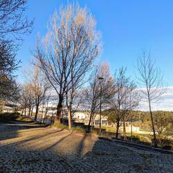 Laatste beetje zon op de camping