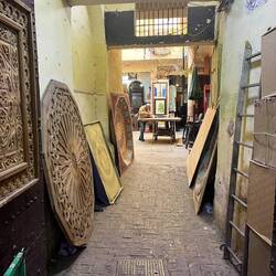 Handwerker im Gassengewirr