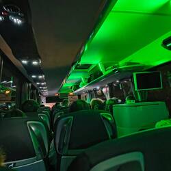 Bus by night