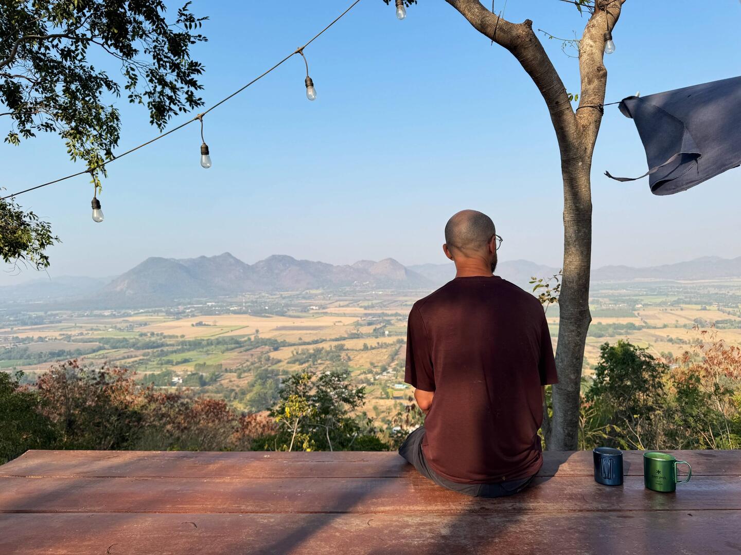 Divine Mountain - pretty heavenly. Coffee with a view. It doesn't really get better than this.