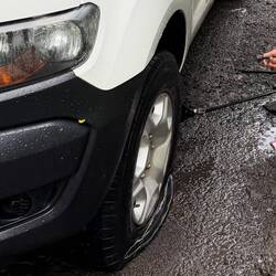 A FLAT TIRE!!!!