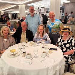 First Dinner with Tim & Krista (who just got on) and Jean & Kevin