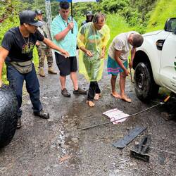 Cant raise the tire up enough on uneven road...now what?
