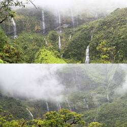 Beautiful Waterfalls in the Rain! The only reason to be out.