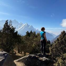 Steffi mit Aussicht