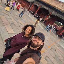 Don't ask me about the package in my hand