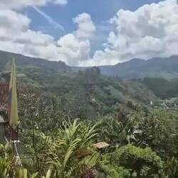 Und die Berglandschaft