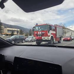 A very compact 4WD looking fire truck