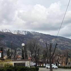 Karlovo town set at the southern foothills of the Balkan Mountains