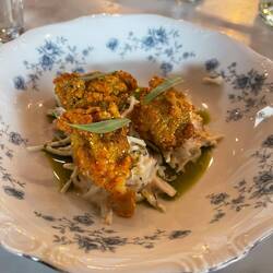 Fried oysters