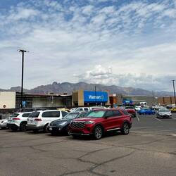 Im ersten Walmart gab es aufgrund von Umbauarbeiten viele Sachen nicht.