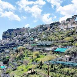 Viewup to Ravello and Cimbrone Garden