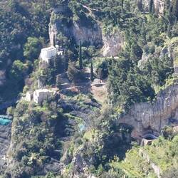 View down from Cimbrone Gardens