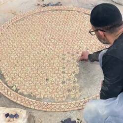 Mosaik wird seitenverkehrt gelegt