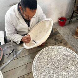 Die Männer zeichnen