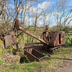 Der Bagger hat es hinter sich...