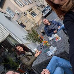 Erstmal lecker Kaffee