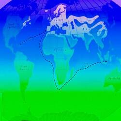 Without knowledge of longitude, they went by latitude and it was much further but more assured