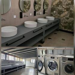 Dann waschen wenn es immer noch regnet mit Trockner