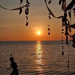 Abendstimmung bei meinem Strand.