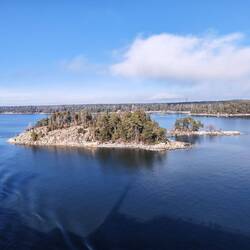 Abschied von Finnland bei Sonnenschein