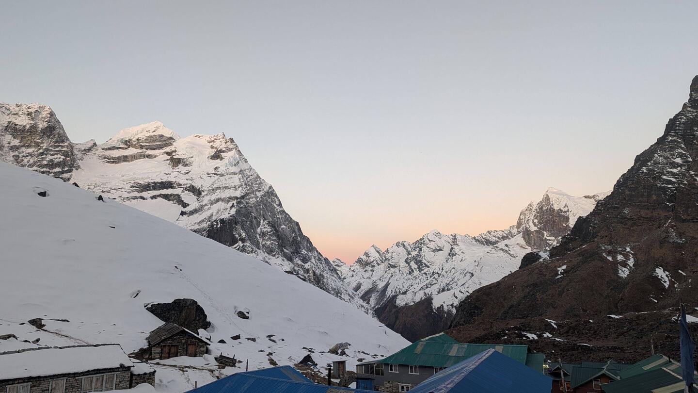 Guten Morgen - ein guter Start für den Aufstieg ins High Camp