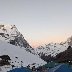 Guten Morgen - ein guter Start für den Aufstieg ins High Camp