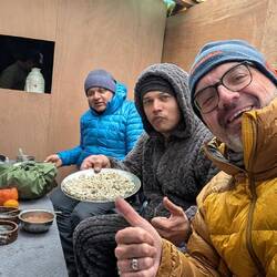 Und Witzigerweise gab es sogar Popcorn am Abend