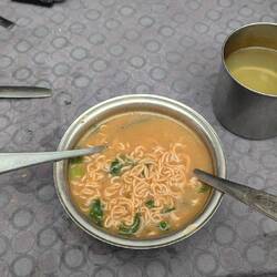 Wir hatten unseren eigenen Koch da oben....