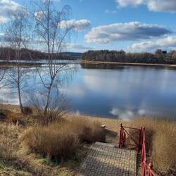 Direkt vor der Pension