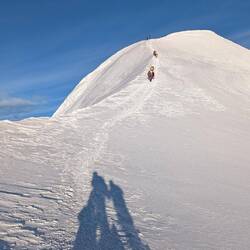 Der letzte Anstieg 6400 m nach 6470 m - die letzte Herausforderung