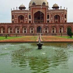 Im Humayun-Mausoleum