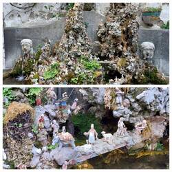 Fountain covered in figures