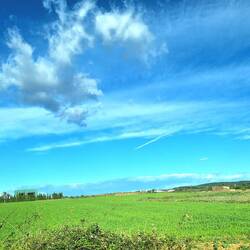 Kurz vor unserem Ziel, Blick auf den Flughafen Castellón