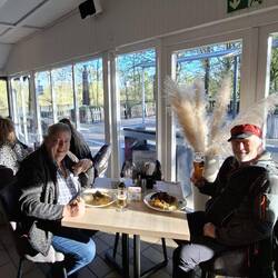 Zum Tagesabschluss noch zur Siegfähre, die hat seit ein paar Tagen wieder geöffnet!😁