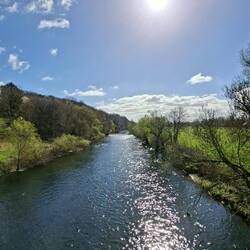 .....über die Sieg....
