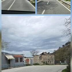 Nicht weit vom Grenzübergang fahren wir über eine herrliche Passstraße ⛰️🚐 ...