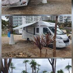Angekommen in Saranda auf dem Campingplatz Ecuador, wo wir die Regenzeit "absitzen" werden 🌧☔️