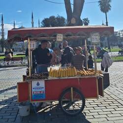 Mais- Und Kastanienstand