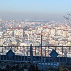 View is like this on both sides of Bosphorus.