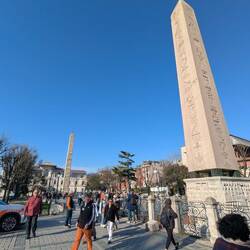 The 3 statues left from the Hippodrome.