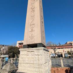 This is the 4th century obelisk from Egypt.