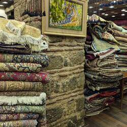 The oldest rug seller in Turkey is located in an old Silk Road hotel from 17th century.