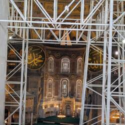 Where Iman stands (facing Mecca).