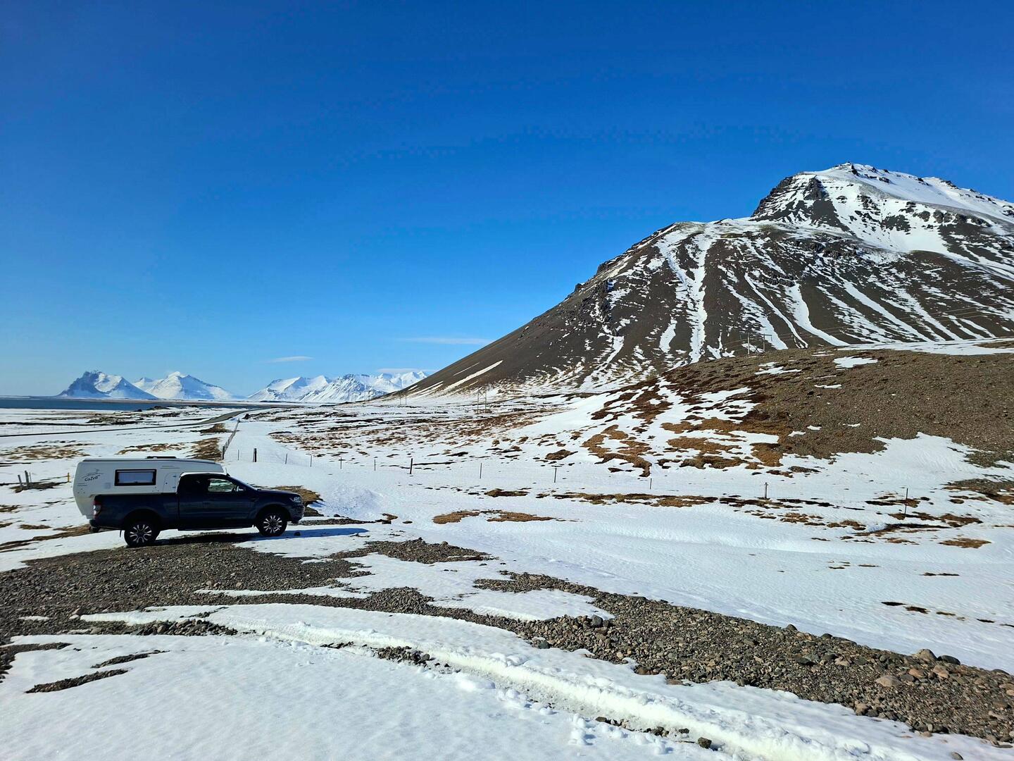 Ulysse au pied du volcan Reyðarártindur