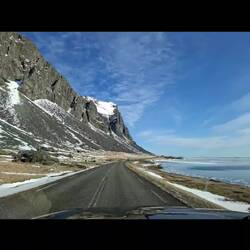 Vidéo-diaporama du trajet jusqu'au spot du soir, en passant par le port de Djúpivogur