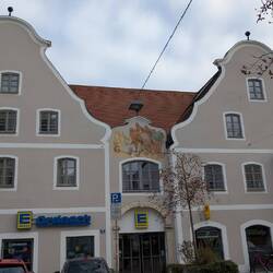 Typische Giebelmalerei im Altmühltal