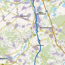 Heute geht es von Ingolstadt nach Pfaffenhofen an der Ilm.