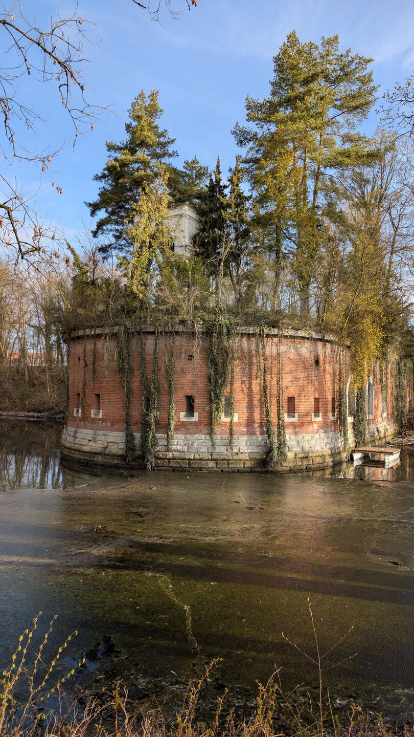 Festungsanlage am Künettegraben in Ingolstadt