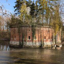 Festungsanlage am Künettegraben in Ingolstadt